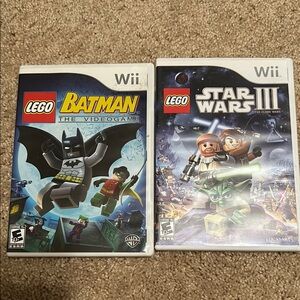 LEGO Batman & Star Wars III Wii Game Set